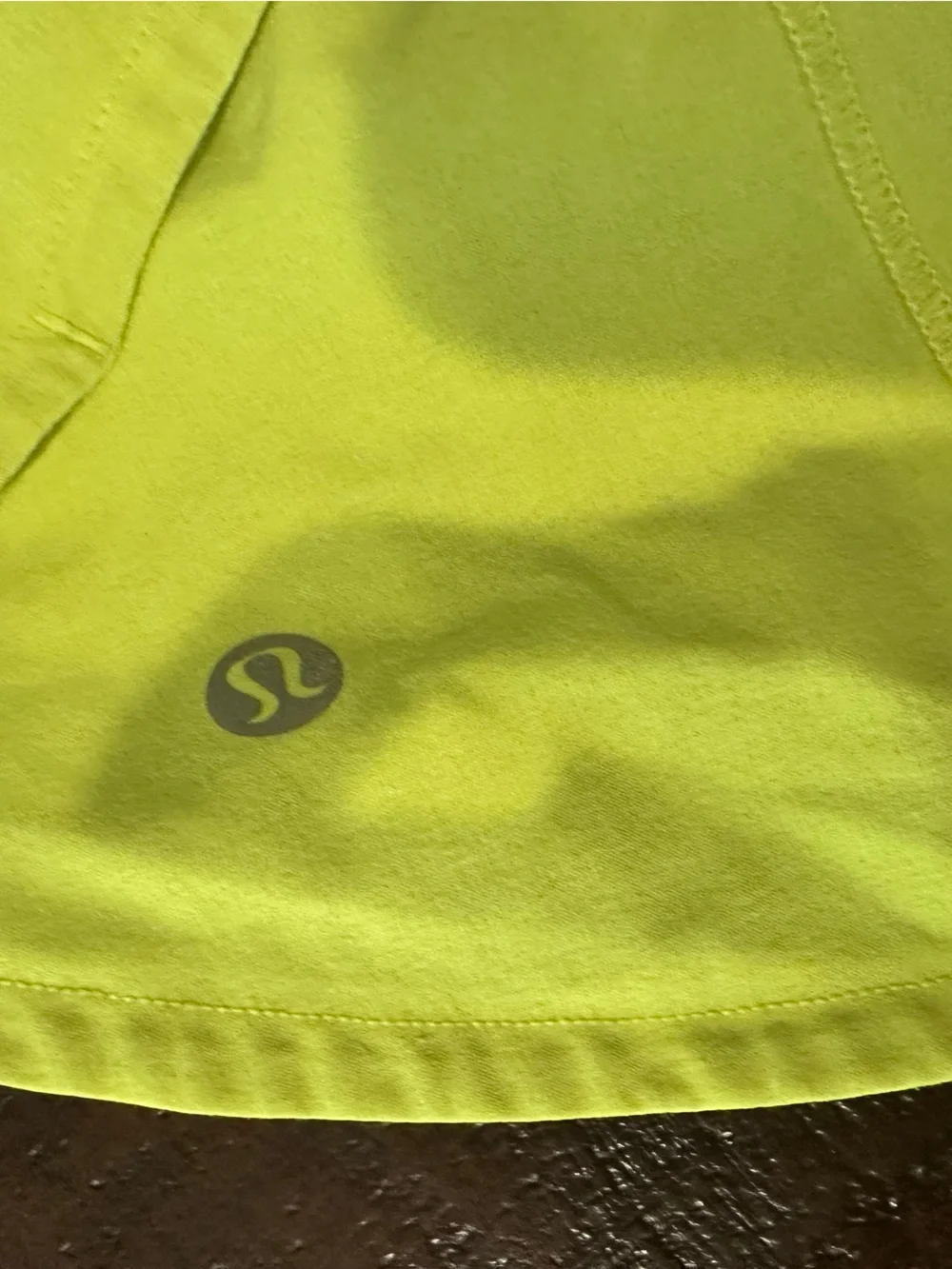 lululemon athletica Neon Yellow Athletic Shorts